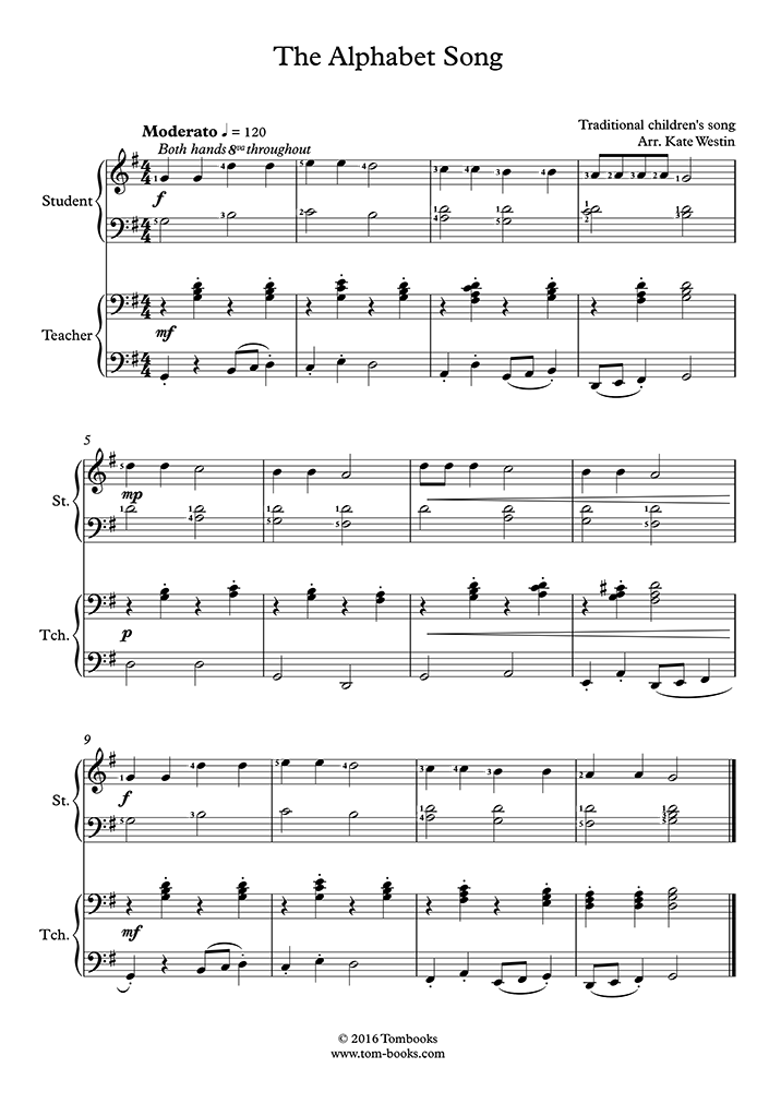 ABC Piano Sheet Music